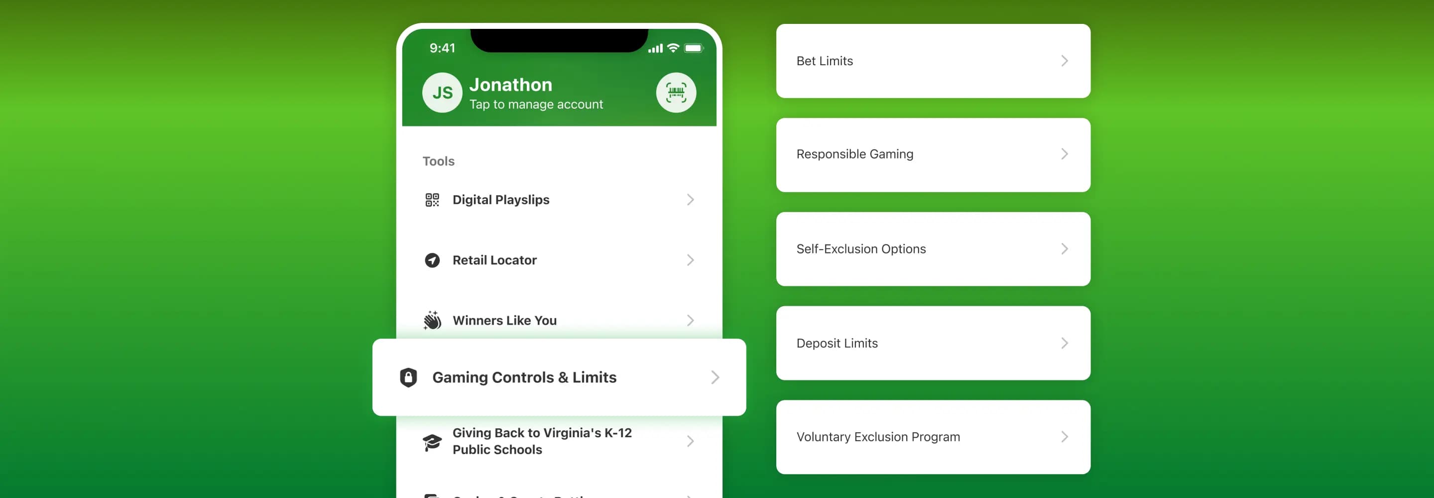 VA Lottery curb systems