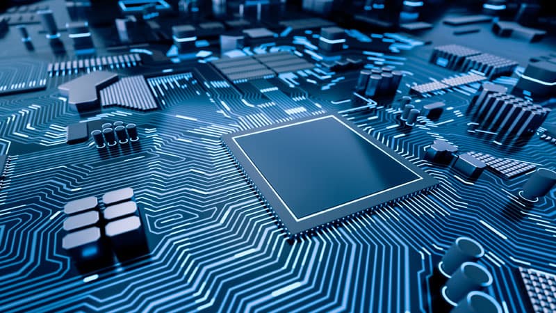 Picture of microchip