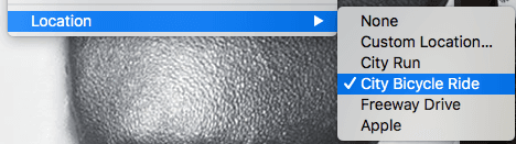 Location City Bicycle Ride