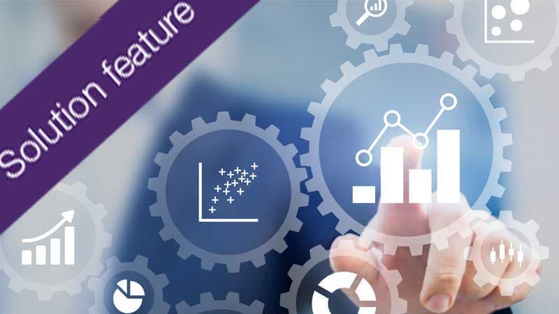 Gears with KPI icons