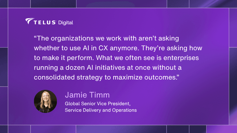 Jamie Timm Ryan Strategic CX AI research quote
