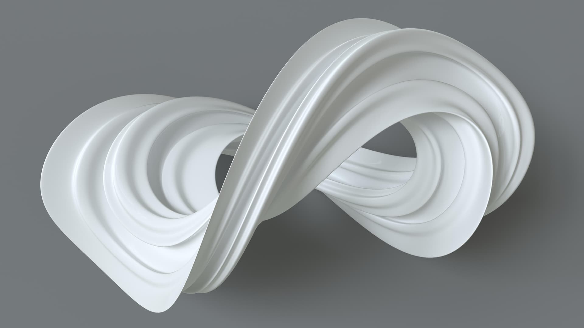 Digitalized infinity symbol