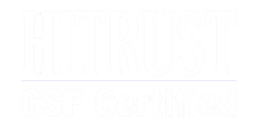 BFSI Certification - HITrust Logo White