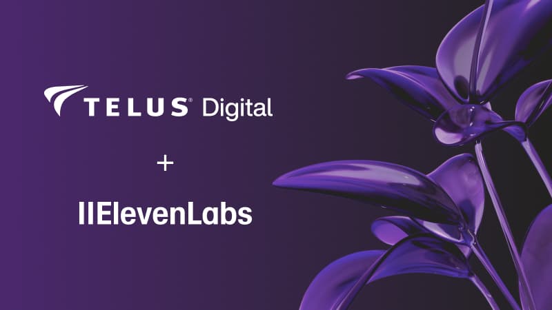TELUS Digital partners with ElevenLabs