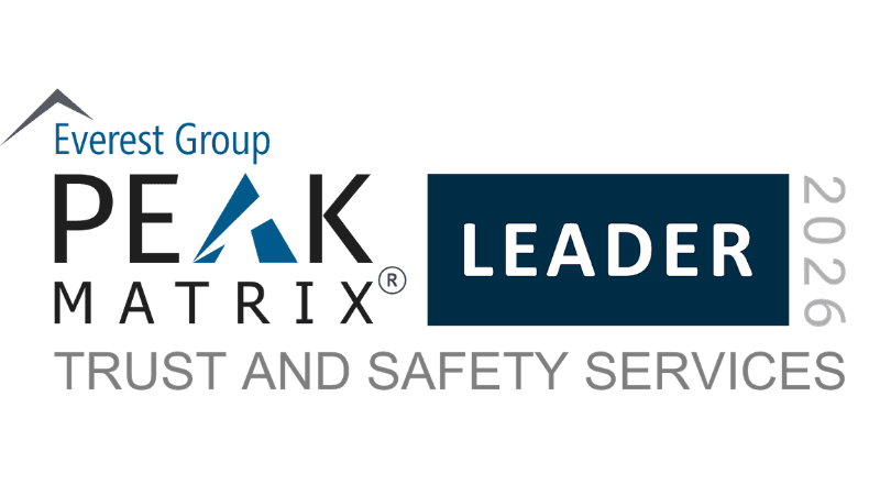 Everest Group Trust & Safety PEAK Leader badge - newsroom size