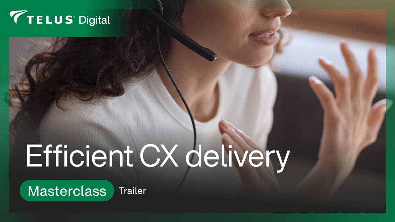 CX Efficiency How to Balance AI, Cost, and Human Talent (trailer)