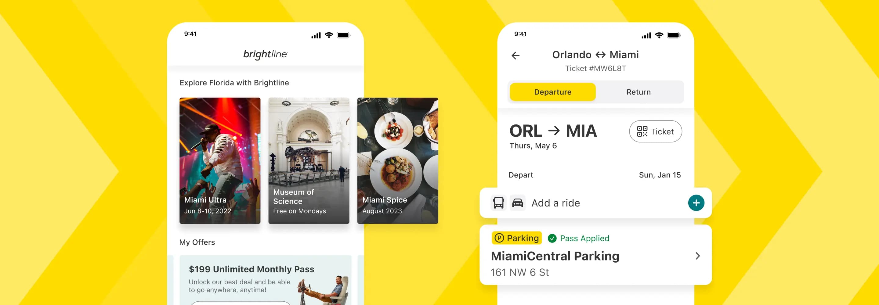 Brightline experience samples