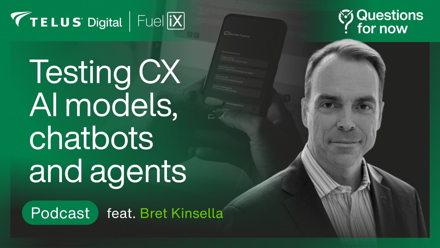 Questions for now - Testing CX AI models, chatbots and agents image