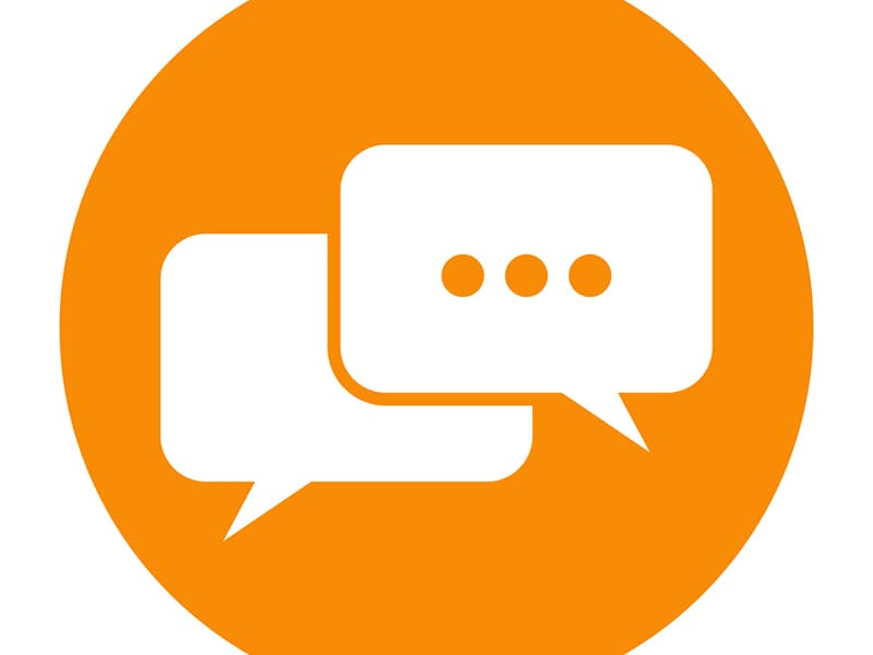 chat support bubbles