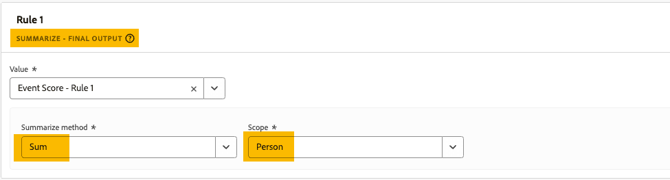 Adobe CJA summarize final output