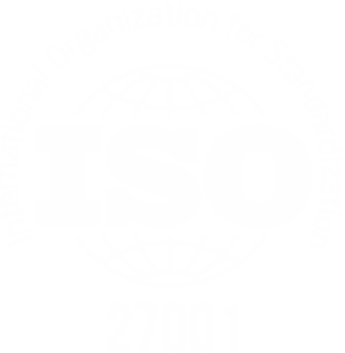 BFSI Certifications - ISO 27001 logo White
