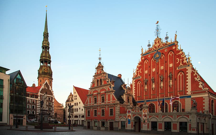 Riga center town
